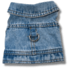 All Season Light Denim Dog Sleeveless Jacket Back