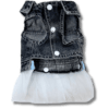 Black Denim Removable Dress