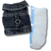 Black Denim Removable Dress Off
