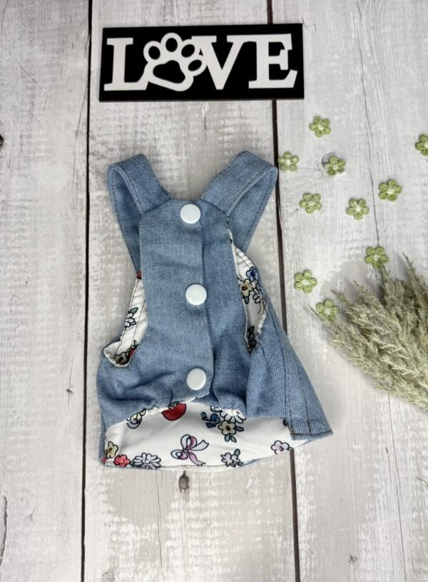 Cute Summer Denim Dog Dress