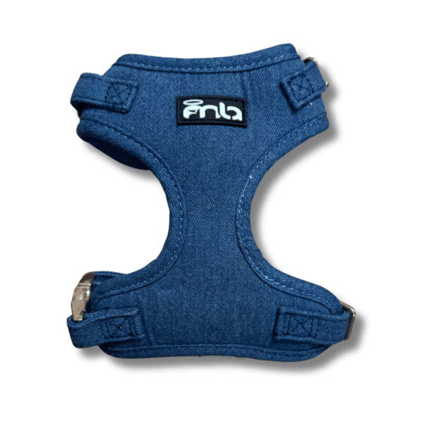 Dark Denim MLA Pets Dog Harness Front