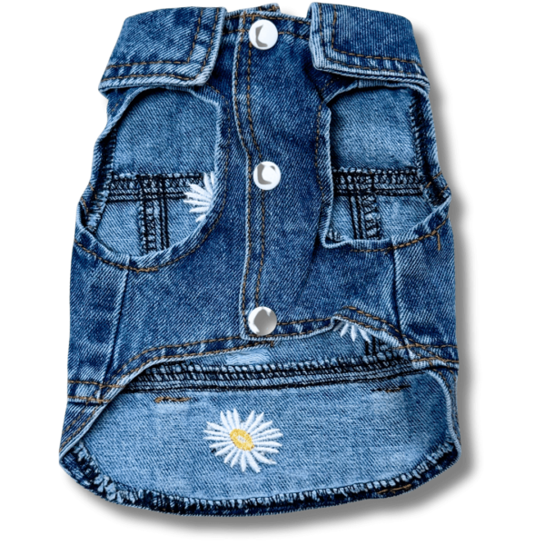 Simple Denim Dog Shirt