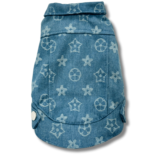 Designer Style Print Dog Jacket Back Designer Style Print Dog Jacket Back