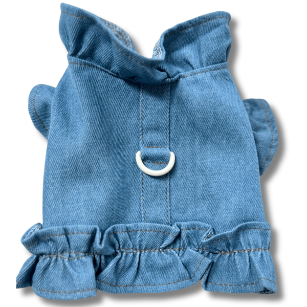 Summer Light Blue Dog Blouse