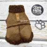 Winter 'Fleece' Style Dog Jacket Back Pic