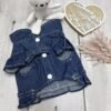 Summer Denim Dog Blouse Front Pic