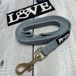 Light Denim Dog Lead Front Pic