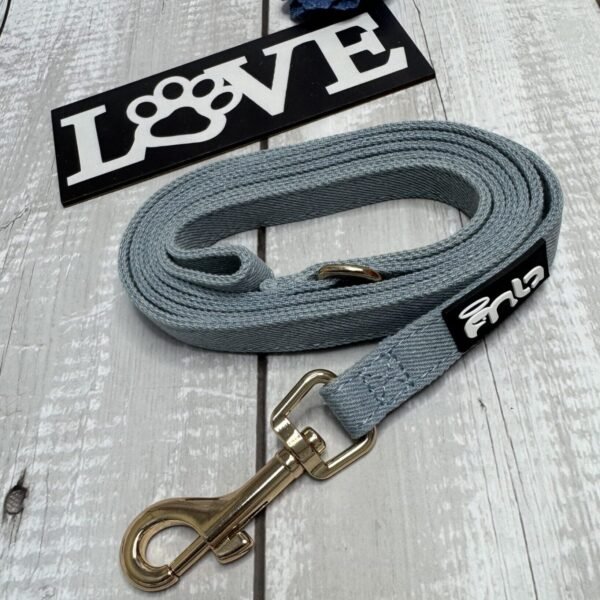 Light Denim Dog Lead Front Pic Light Denim Dog Lead Front Pic