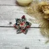 Floral Puppy Bow