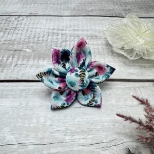 Spring Summer Cute Floral Puppy Dog Bow Spring Summer Cute Floral Puppy Dog Bow